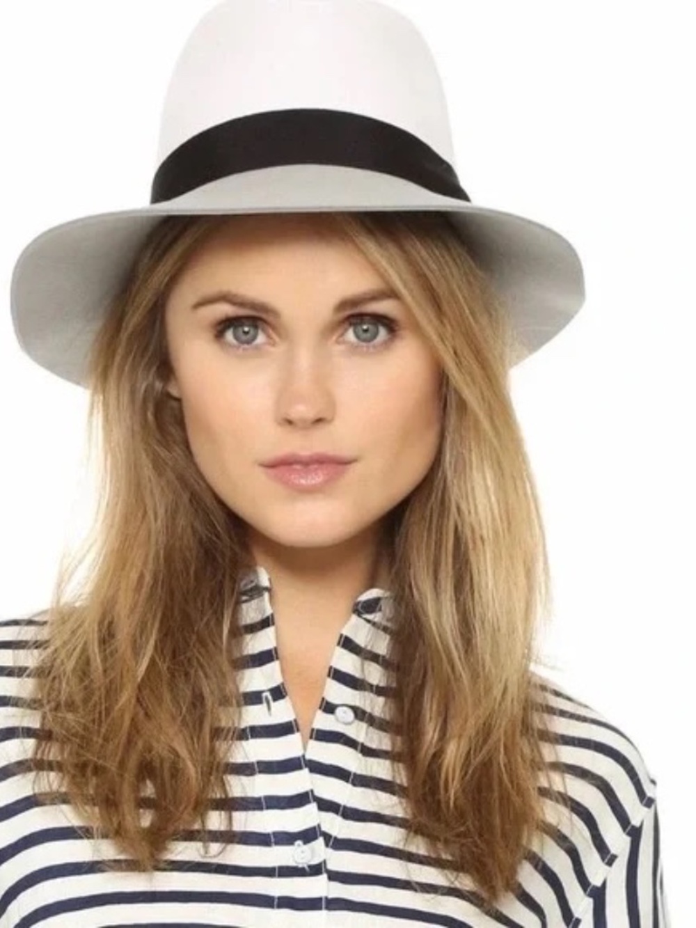 Rag & Bone Color Block Wool Fedora Hat NWOT